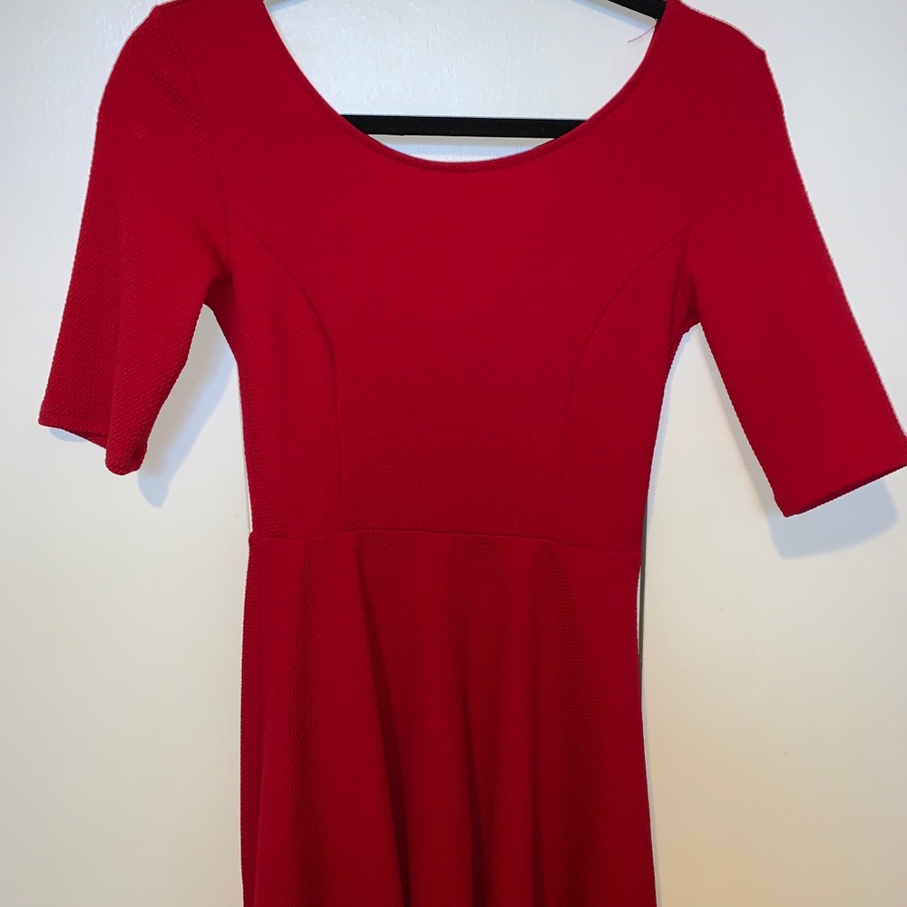 Red dress